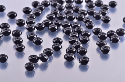 Rondelle Beads Natural Stone Beads for Jewelry Making 5x8mm 1 Strand 15.5inch Lentil Spacer Beads Rondelle Gemstone Beads Semi-Precious Stone Beads for Bracelet Necklace Crafts Mix Colors in Kuwait