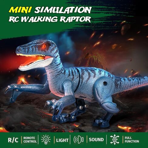 Hot Bee Dinosaur Toys for Kids 3-5-7, Remote Control Dinosaur Toys for 3 4 5 6 7 8 Year Old Boys, Electronic Walking Robot Dinosaur Toy with Light & Realistic Roaring Sound in Saudi Arabia