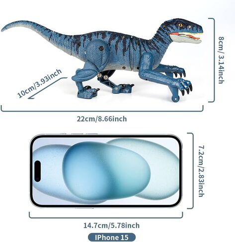 Hot Bee Dinosaur Toys for Kids 3-5-7, Remote Control Dinosaur Toys for 3 4 5 6 7 8 Year Old Boys, Electronic Walking Robot Dinosaur Toy with Light & Realistic Roaring Sound in Saudi Arabia