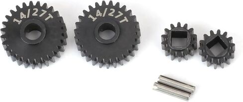 UTB18 Transmission Gear Kit Rear Portal Gears 48P 27T/14T Gear for Axial UTB18 Upgrades Capra Trail 4WD 1/18 RC Crawler in Kuwait