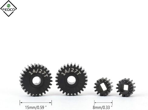 UTB18 Transmission Gear Kit Rear Portal Gears 48P 27T/14T Gear for Axial UTB18 Upgrades Capra Trail 4WD 1/18 RC Crawler in Kuwait