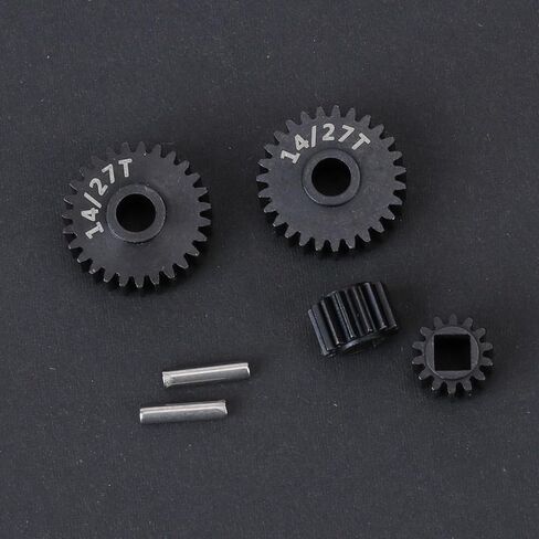 UTB18 Transmission Gear Kit Rear Portal Gears 48P 27T/14T Gear for Axial UTB18 Upgrades Capra Trail 4WD 1/18 RC Crawler in Kuwait