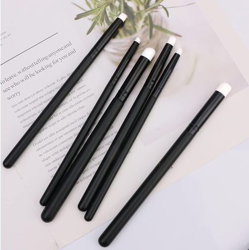 UNIMEIX فرشاة جافة للرسم المصغر مجموعة الرسم المصغر الجاف هواية مزج التفاصيل للرسم المصغر بدون جهد (6 رأس مستدير + 6 رأس مائل) in Kuwait