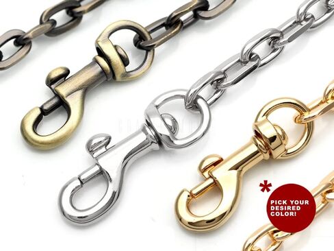CRAFTMEMORE 55 Inches Purse Chain Strap, Crossbody Purse Handle Replacement, Metal Shoulder Handbag Accessories CH087 (Silver) in Kuwait
