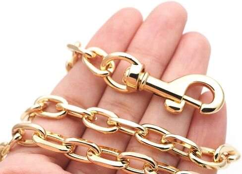 CRAFTMEMORE 55 Inches Purse Chain Strap, Crossbody Purse Handle Replacement, Metal Shoulder Handbag Accessories CH087 (Silver) in Kuwait