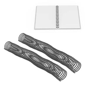 20Pcs Plastic Spiral Binding Coils 32mm Diameter 48 Teeth 4:1 Pitch 280 Sheet Capacity Binding Spirals for Document for Teacher Student Document Notebook Making