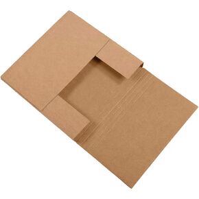 Aviditi Brown Kraft Easy-Fold Mailing Boxes, 24 x 24 x 2 Inches, Pack of 20, Crush-Proof, for Shipping, Mailing and Storing
