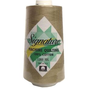 Signature Thread Signature 100% Ctn Quilt Thread 3000yd Wheat Cotton 3000