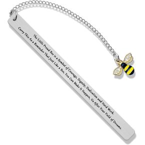Bee Lover Gift for Women Men Bookmark for Book Lover Bookmark Gifts for Teacher Honey Bee Bookmarks Animal Lovers Gift Encouragement Bookmark for Women Bee Lover Appreciation Graduation Gift