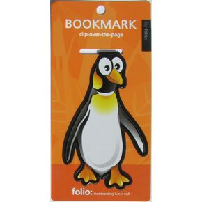 Penguin Bookmarks (Clip-over-the-page) Set of 2 - Assorted colors