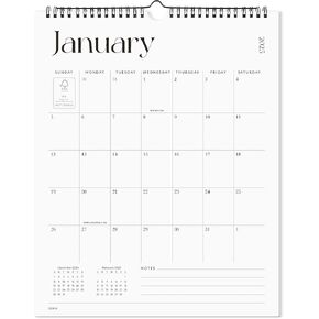 Cabbrix Mini Calendar 2025-2026 Wall Calendar, Vertical 6 x 9 inch Small Calendar Runs from January 2025 to June 2026, Easy Planning Little Notepad Calendar for Wall, Desk, Bulletin Board, Simplified