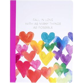 Graphique Love in Color Dotted Grid Notebook | 120 Pages for Writing | Premium Paper | Journal | Diary | Lists | Project Planner | Notepad | Bookbinding Tape Edge | 7.5" x 9.75"