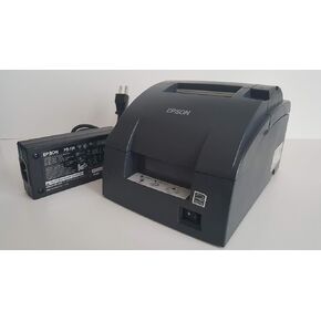 Epson C31C514767 Epson, TM-U220B, Dot Matrix Receipt Printer, Ethernet (E04), Epson Dark Gray, Auto Cutter, Power Supply Included Replaces C31C514667 (Renewed)