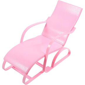 UPKOCH Dollhouse Decoration, Lounge Chair Model Mini Plastic Beach Sunbath Chair Longue Deck Chair Craft Dollhouse