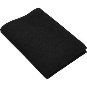 BENECREAT 27.5x19.6inch Chinese Calligraphy Drawing Felt Mat, Black Xuan Paper Painting Felt Desk Pad for Practice Calligraphy Traditional Chinese Painting, 3mm Thick