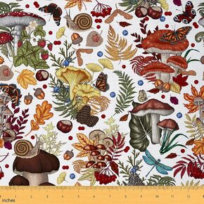 Colorful Fish Scale Fabric for Decoration and DIY Projects,Fancy Sequins Printing Outdoor Fabric by The Yard,Watercolor Mermaid Skin Fabric for Kids Teens Sewing Supplies,1 Yard,36" L x 59" W
