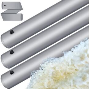 moonoom 3 Pcs PVC Flood Barriers Bags- 72 x 14 Inch Inflatable Water Barrier Bag- Reusable Flood Prevention Barriers- Flood Bags with Connecting Bands for Home, Garage