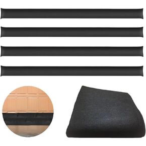 Water Barrier 5 ft x 6.5 inch Absorbent Flood Barriers Home Sandless Sand Bags for Flooding Reusable Water Absorber Water Absorbing Snake for Absorbent Prevention for Garage & Basement (5 Pack)