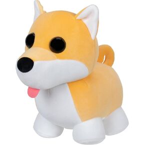 Adopt Me! Collector Plush - Shiba Inu - Series 4 - Ultra-Rare in-Game Stylization Plush - Exclusive Virtual Item Code Included - Toys for Kids Featuring Your Favorite Pet, Ages 6+