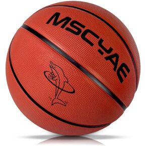 MSCYAE للأطفال مقاس كرة السلة 3 (22 بوصة)، مقاس كرة السلة للشباب 5 (27.5 بوصة) لألعاب اللعب في الفناء الخلفي أو حمام السباحة أو ممارسة المهارات الأساسية لكرة السلة (أفضل هدية للأطفال)