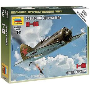 Zvezda 6254 1/144 Soviet WWII Fighter Polikarpov I-16, 6254