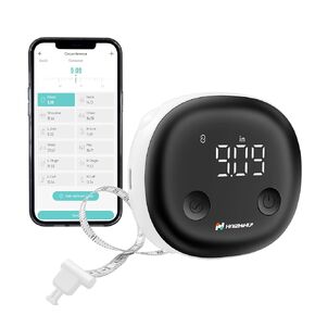 Smart Body Tape Measure, Body Measurement Tape Measure, LED HD Full Screen Monitoring Body Fat Tool for Fitness Shaping and Weight Loss Fitdays APP