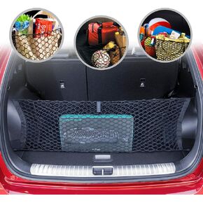 Envelope Style Automotive Elastic Trunk Mesh Cargo Net for Kia Sportage LX EX SX X-Line 2023-2024 - Premium Trunk Organizer and Storage - Luggage Net - Best Car Organizer for Kia Sportage
