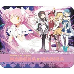 لوحة ماوس ABYSTYLE Puella Magi Madoka Magica Madoka & Friends مقاس 9.25 سم × 7.7 سم، وسادات ماوس مطاطية غير قابلة للانزلاق، حصيرة ماوس مستطيلة للمكتب، هدية أنيمي مانغا