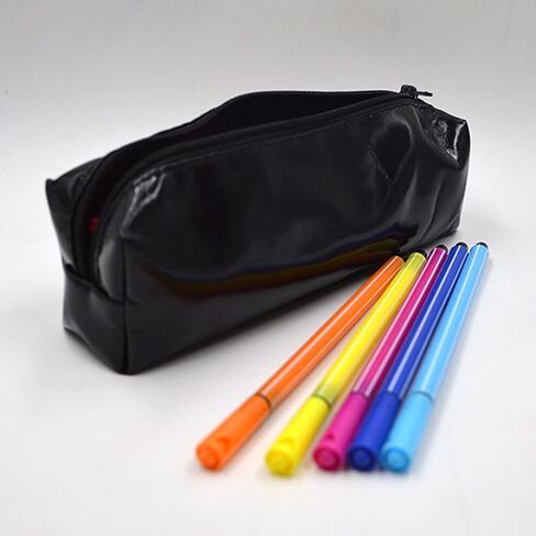 Aisa Women Fashion Glossy Hologram Laser Cosmetics Storage Bag Emboss Skull Pencil Case Holder Stationery Box Skull in Kuwait