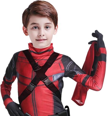 AMOCO Kids 3D Print Bodysuit Jumpsuit Outfits for Boys with Accessories Full Set for Halloween in Saudi Arabia