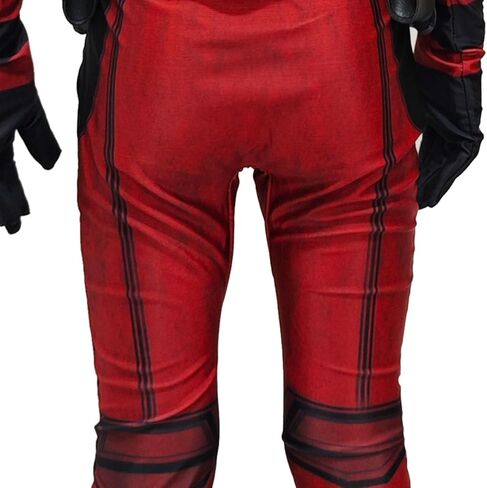 AMOCO Kids 3D Print Bodysuit Jumpsuit Outfits for Boys with Accessories Full Set for Halloween in Saudi Arabia