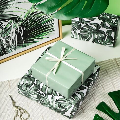 LeZakaa Reversible St. Patrick's Wrapping Paper, Luck Truck, Four-leaf Clovers, Green Solid Color for St. Patrick's Day Gift Wrap, DIY Craft, Mini Roll, 17 inches x 32.8 Feet (46.45 sq.ft.) in Saudi Arabia