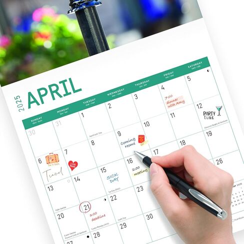 2025 Los Angeles Monthly Wall Calendar by Bright Day, 12 x 12 Inch Hollywood in Saudi Arabia