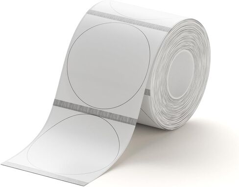 NIIMBOT Thermal Label Maker Paper 50×50 mm Round White 2Packs for B1 Label Maker in Saudi Arabia