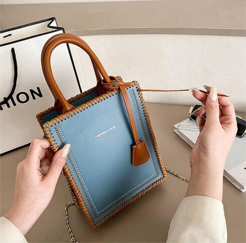 Leather Bag Making Kit PU Leather Crochet Bags Making Accessories for Handbag Purses Shoulder Bags Crossbody Bags(White) in Saudi Arabia