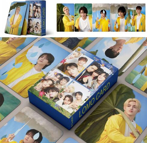 55 قطعة من بطاقة لومو لـ SEVENTEEN% -HEAVEN Photocards هدية للبضائع للفتيات والأولاد مجموعة ديكورات (C) in Kuwait