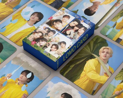 55 قطعة من بطاقة لومو لـ SEVENTEEN% -HEAVEN Photocards هدية للبضائع للفتيات والأولاد مجموعة ديكورات (C) in Kuwait