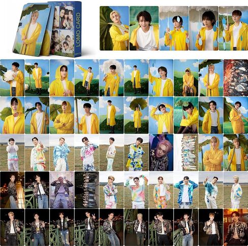 55 قطعة من بطاقة لومو لـ SEVENTEEN% -HEAVEN Photocards هدية للبضائع للفتيات والأولاد مجموعة ديكورات (C) in Kuwait