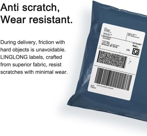 ملصقات حرارية مباشرة Fanfold 4x6، ملصقات شحن حرارية مثقوبة، درجة تجارية، للطابعة الحرارية، أزرق فاتح 500 ملصق/كومة، 1 كومة in Kuwait