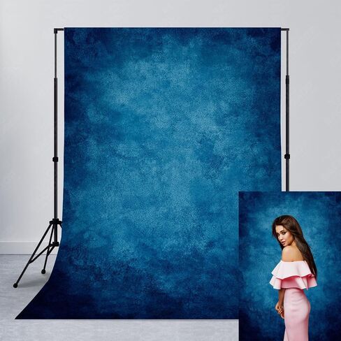 Avezano Blue Photography Backdrop Light Blue Portrait Photography Background Texture Portrait Photo Backdrops for Photoshoot Kids Adults Model Headshot Props, 5x7ft in Saudi Arabia
