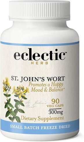 Eclectic St. John's Wort 300 Mg Freeze Dried Vegetables, Pink, 50 Count in Kuwait
