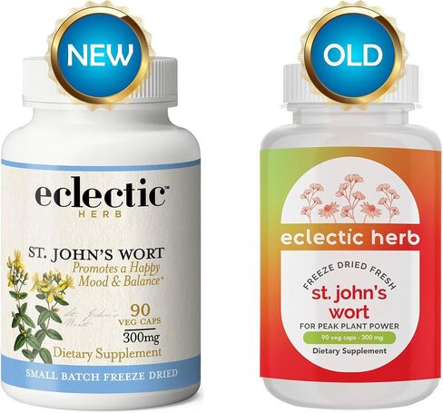 Eclectic St. John's Wort 300 Mg Freeze Dried Vegetables, Pink, 50 Count in Kuwait