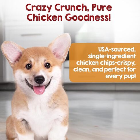 Riley's Chicken Chips for Dogs - USA-Sourced 100% Chicken Breast - 16oz in Kuwait