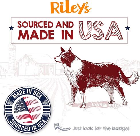 Riley's Chicken Chips for Dogs - USA-Sourced 100% Chicken Breast - 16oz in Kuwait