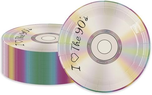 50PCS Happy Birthday Party Paper Plates, 7Inch, Colorful Dots in Saudi Arabia