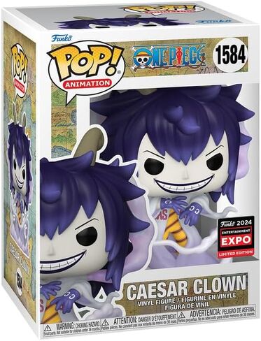 Funko Pop! Animation: One Piece - Caesar Clown (2024 Limited Edition Entertainment Expo Shared Exclusive) in Saudi Arabia
