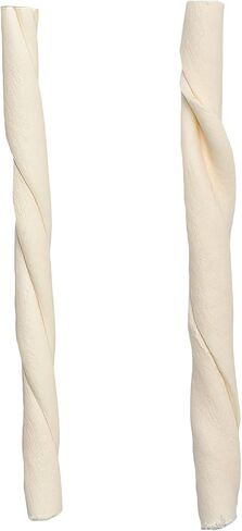 Pet Factory American Beefhide 5" Twist Sticks Dog Chew Treats - Natural Flavor, 10 Count/1 Pack in Kuwait