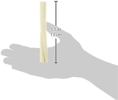 Pet Factory American Beefhide 5" Twist Sticks Dog Chew Treats - Natural Flavor, 10 Count/1 Pack in Kuwait