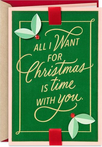 Hallmark Romantic Christmas Card (All I Want for Christmas) in Saudi Arabia