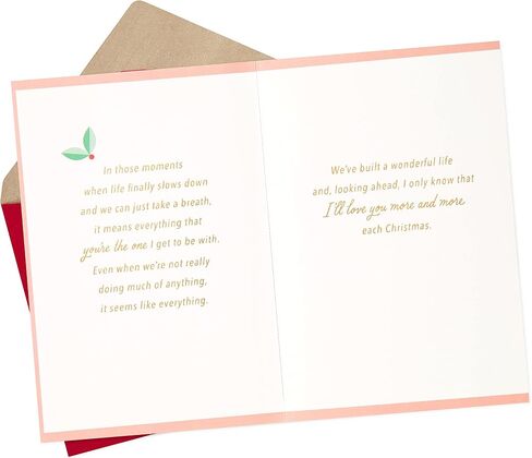 Hallmark Romantic Christmas Card (All I Want for Christmas) in Saudi Arabia
